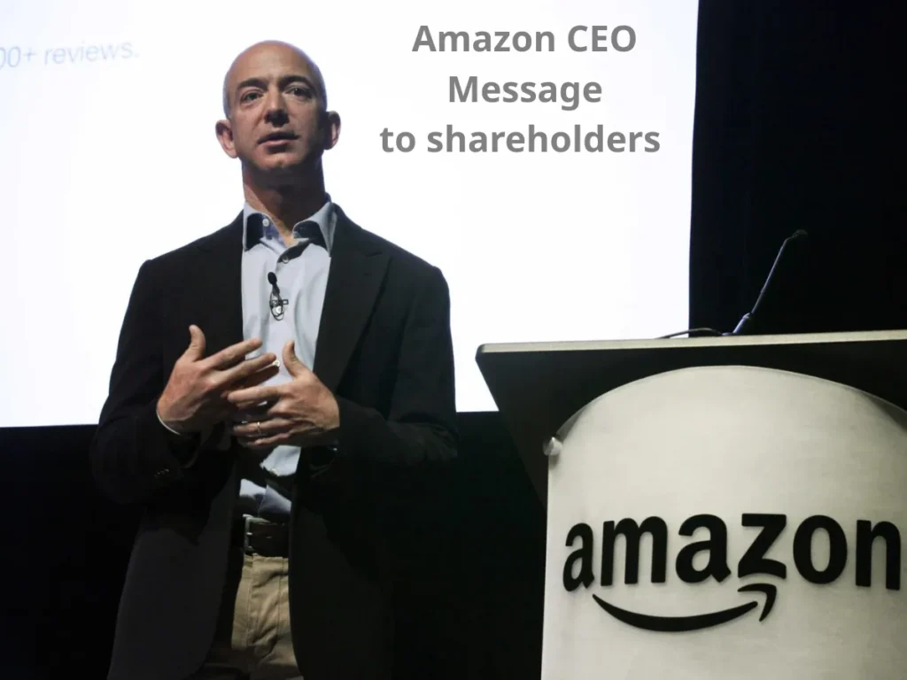 Amazon CEO Message to shareholders